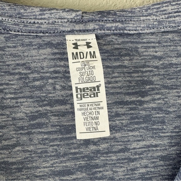 Under Armour Women’s Blue Loose Heat Gear Hooded Athletic Sweatshirt Size Medium - Picture 7 of 8